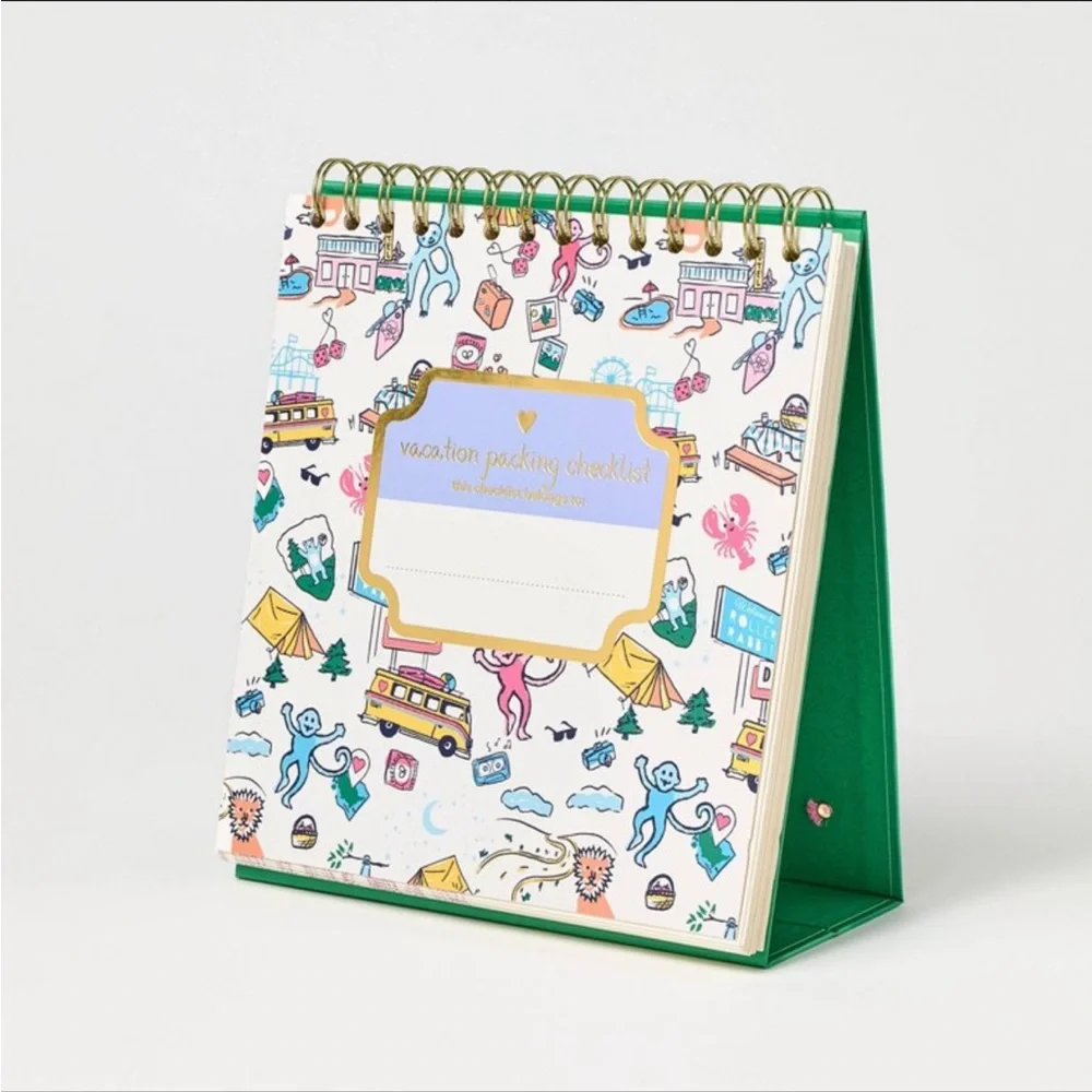 Roller Rabbit x Target Roadtrip Vacation Packing List Notepad